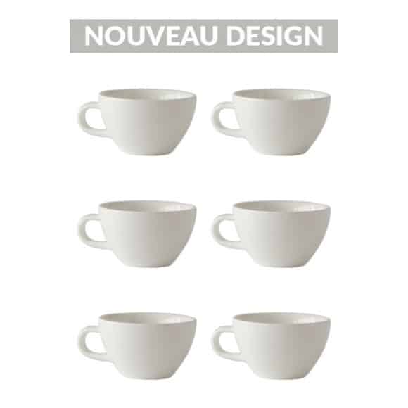 Acme and Co Tasse porcelaine Cappuccino cup 190ml coloris blanc