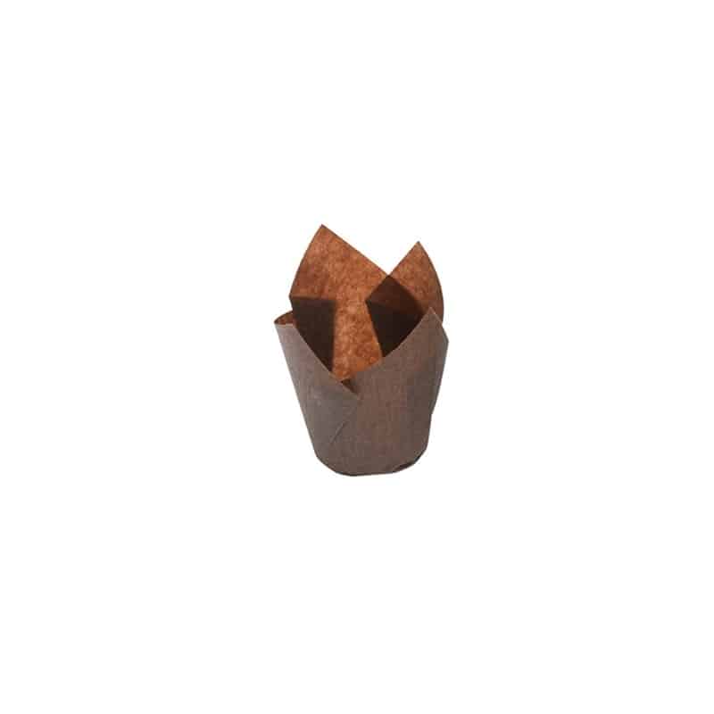 Caissette muffin papier Polka à pois 11x11cm - par 200 - RETIF