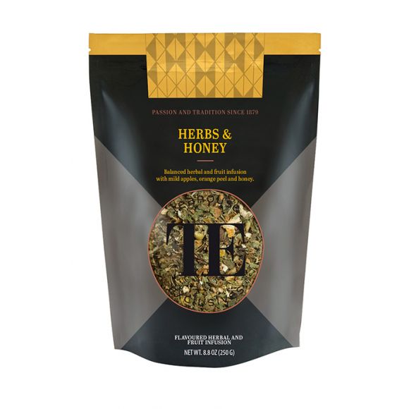 TEAHOUSE LUXURY - INFUSION HERBS AND HONEY VRAC POCHE 250G
