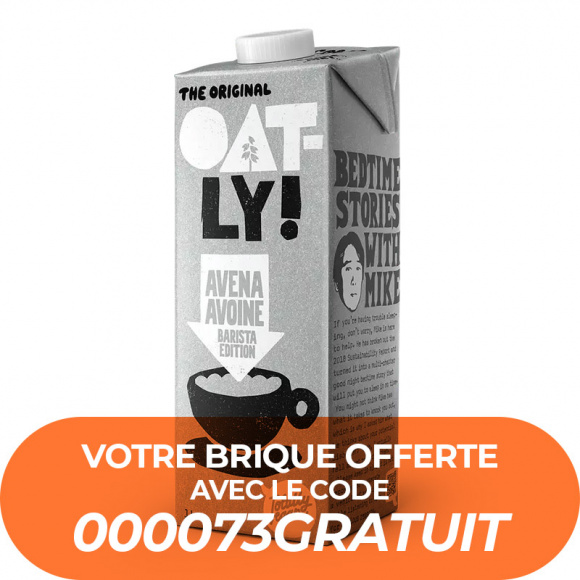 OATLY - LAIT D'AVOINE BARISTA EDITION BRIQUE 1L x6