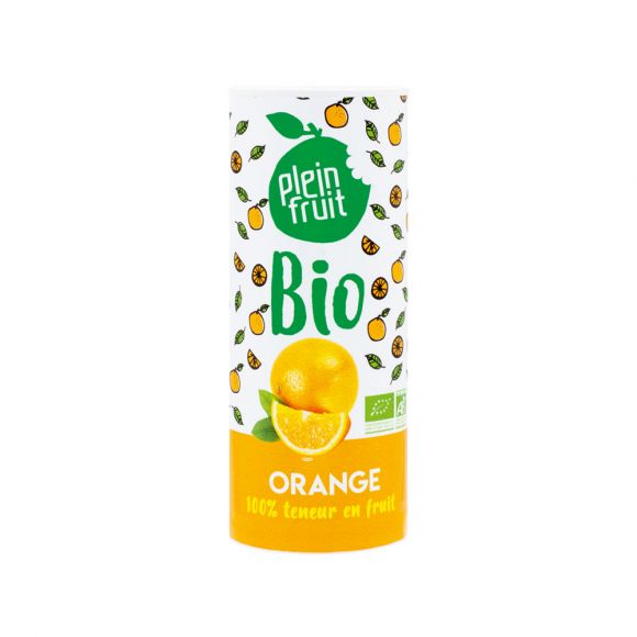 PLEIN FRUIT - JUS ORANGE CANETTE CARTON 235ML x12 BIO