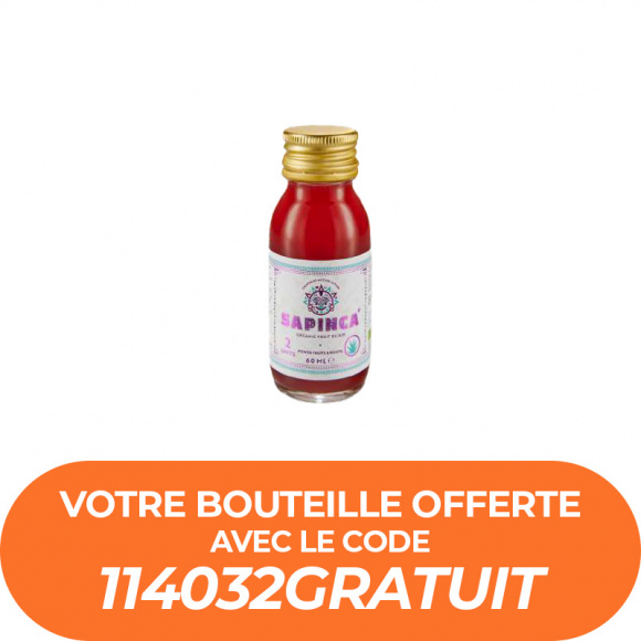 SAPINCA - FRUIT ELIXIR GINGEMBRE FRUITS BOUTEILLE 60ML ECHANTILLON x1 BIO