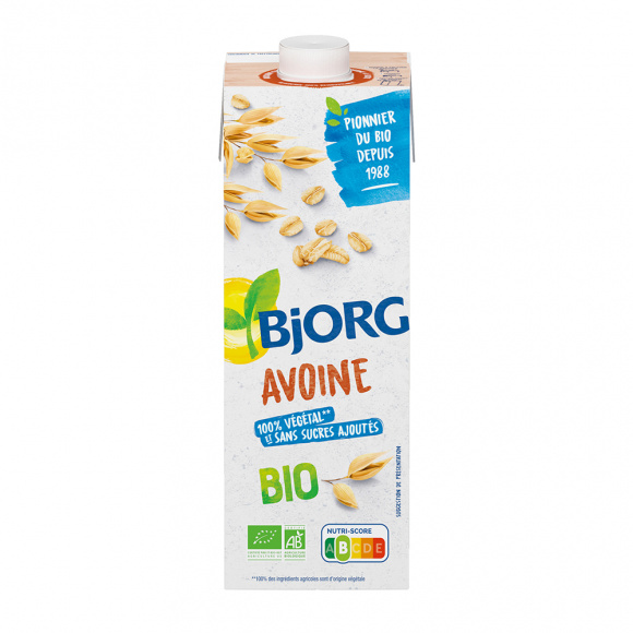 BJORG - BOISSON VEGETALE AVOINE BRIQUE 1L x12 BIO