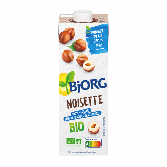 BJORG - BOISSON VEGETALE NOISETTE BRIQUE 1L x12 BIO