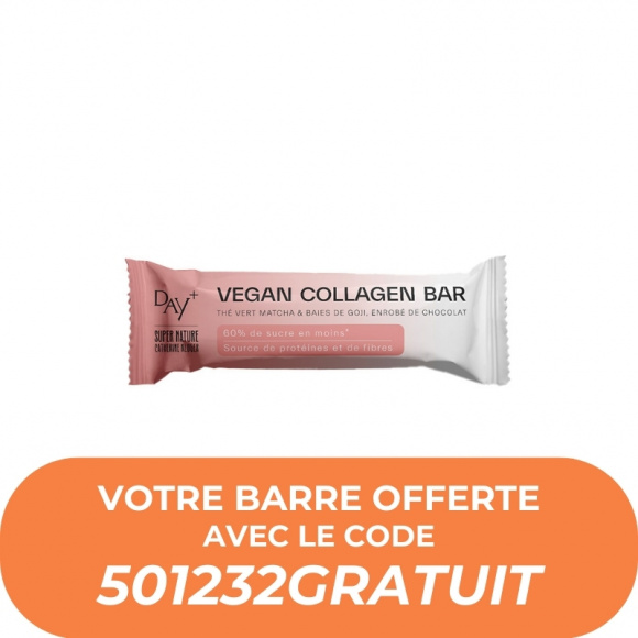 SUPERNATURE - DAY+ BARRE 35G CHOCOLAT COLLAGENE VEGAN ECHANTILLON x1