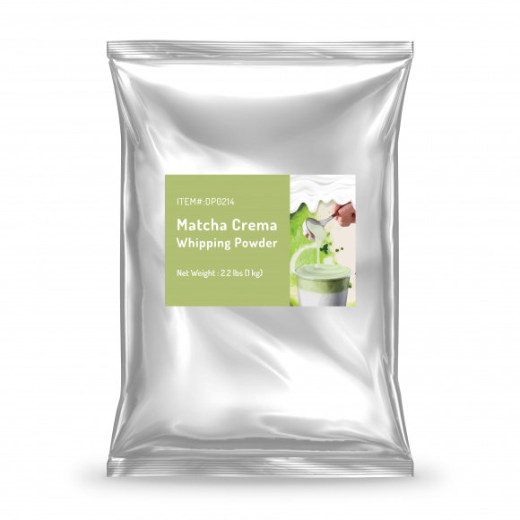 BOSSEN - WHIPPING MIX SAVEUR MATCHA POUR TOPPING SACHET 1KG