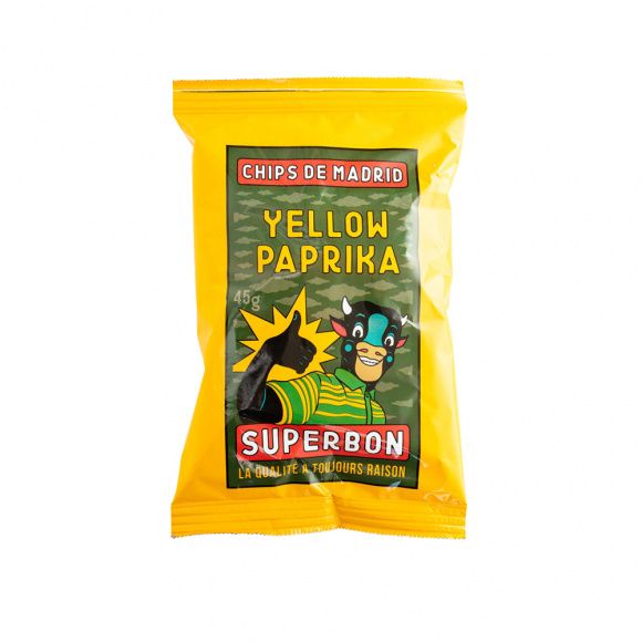 SUPERBON - CHIPS PAPRIKA JAUNE 45G x36