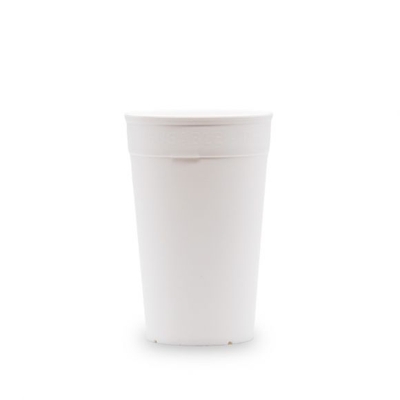 OKOCUP - GOBELET REUTILISABLE EN PP BLANC 13OZ-380ML Ø80MM x1