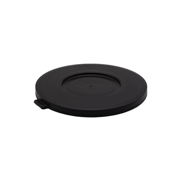 OKOBOWL - COUVERCLE REUTILISABLE EN PP NOIR POUR POT Ø118MM x1