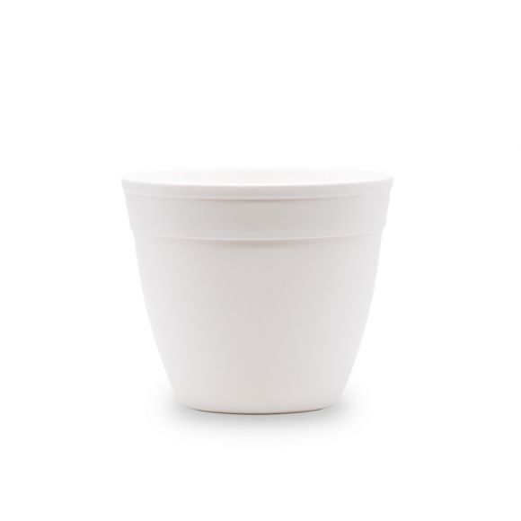 OKOBOWL - POT REUTILISABLE EN PP BLANC 20OZ-598ML Ø118MM x1