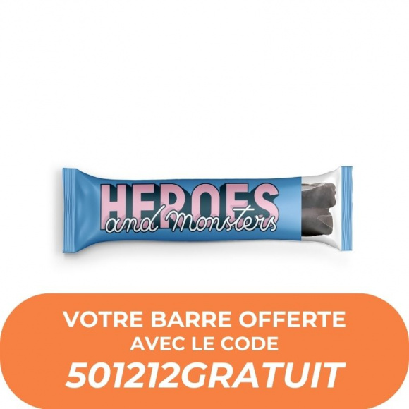 HEROES AND MONSTERS - SNACKS FINGERS SESAME CHOCOLAT 30G ECHANTILLON x1 BIO