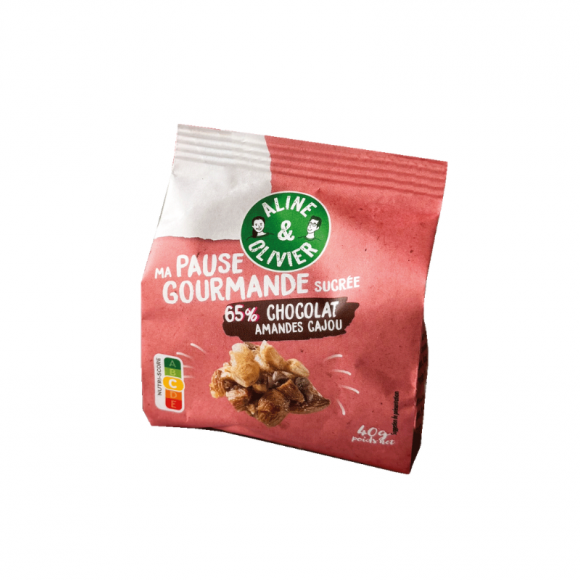 ALINE ET OLIVIER - PAUSE GOURMANDE CHOCONUTS SACHET 40G x12