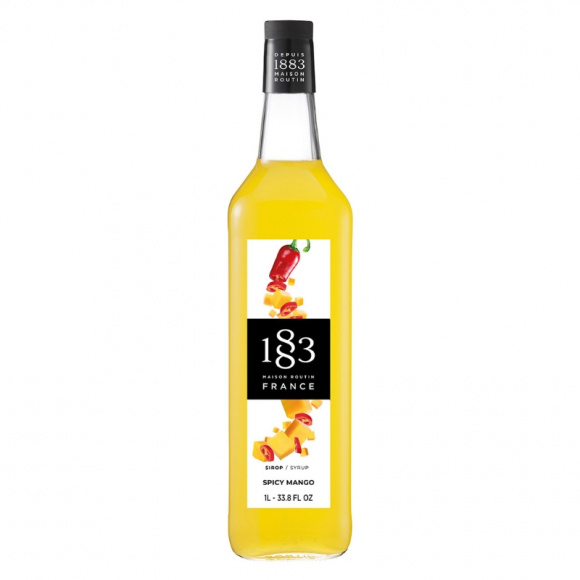 ROUTIN 1883 - SPICY MANGO SIROP 1L BOUTEILLE VERRE