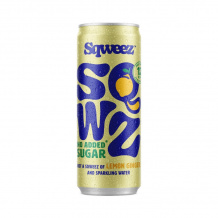 SQWEEZ - BOISSON PETILLANTE CITRON GINGEMBRE CANETTE ALU 250ML x12