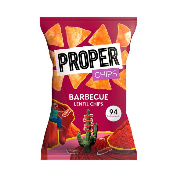 PROPER - CHIPS SWEET BBQ 20G x24