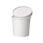 COUVERCLE POT A SOUPE CARTON BLANC PERFORE Ø90MM x50