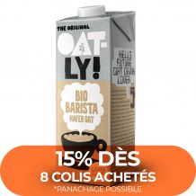 OATLY - BOISSON VEGETALE AVOINE BARISTA EDITION BRIQUE 1L x6 BIO