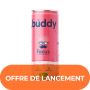 BUDDY - BOISSON FOCUS PETILLANTE GRENADE HIBISCUS CANETTE 250ML x12 BIO