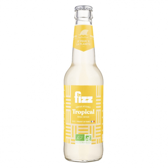 FIZZ - TROPICAL BOUTEILLE VERRE 330ML x12 BIO