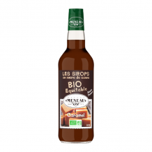 sirop caramel bouteille verre