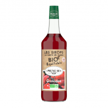 Sirop Grenadine bouteille verre 1L BIO