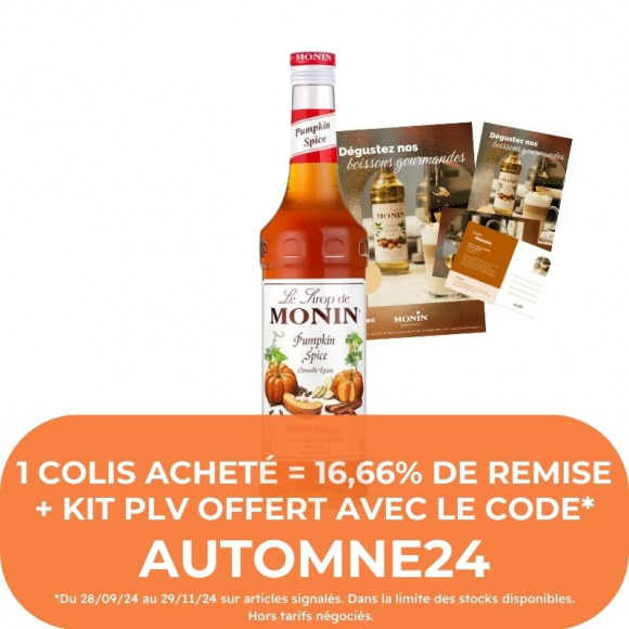 MONIN - SIROP PUMPKIN SPICE 700ML BOUTEILLE VERRE