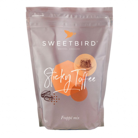 SWEETBIRD - FRAPPE COFFEE STICKY TOFFEE CARAMEL SACHET 1KG