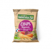 LA PARENTHESE - CHIPS DE LEGUMES MADE IN FRANCE 40G x18 BIO