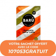 BARU - PUMPKIN SPICE CHAI LATTE EN POUDRE ECHANTILLON DOSETTE 20G x1