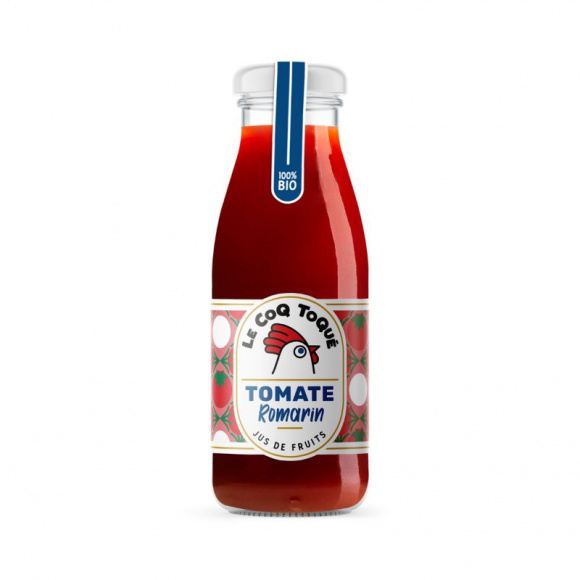 LE COQ TOQUE - JUS TOMATE ROMARIN BOUTEILLE VERRE 250ML x12 BIO