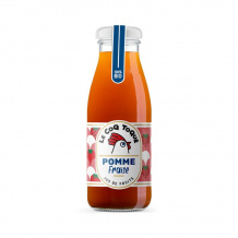 LE COQ TOQUE - JUS POMME FRAISE BOUTEILLE VERRE 250ML x12 BIO