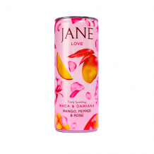 JANE - LOVE BOISSON PETILLANTE MANGUE POIVRE ET ROSE 250ML x24