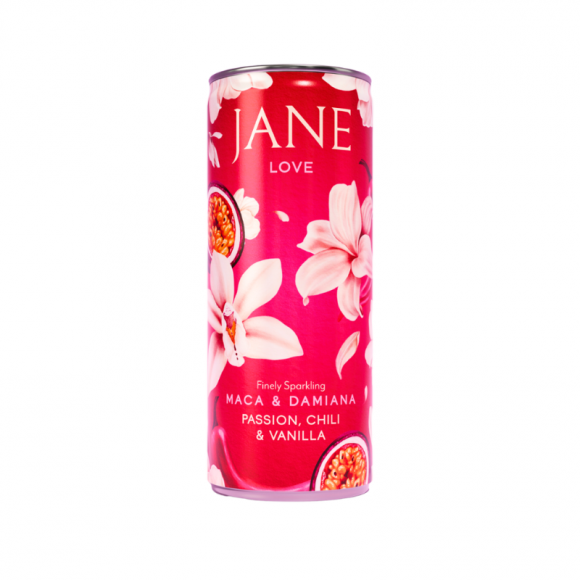 JANE - LOVE BOISSON PETILLANTE PASSION PIMENT ET VANILLE 250ML x24