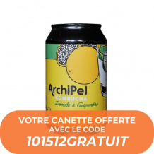 ARCHIPEL - KOMBUCHA POMELO GINGEMBRE CANETTE 330ML x24 BIO