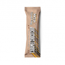 BAREBELLS - VEGAN PROTEIN BARRES CARAMEL CHOC CHIP 55G x12