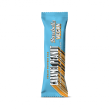 BAREBELLS - VEGAN PROTEIN BARRES CARAMEL PEANUT 55G x12