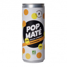 POP MATE - MATE GINGEMBRE CANETTE 250ML X24 BIO