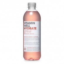 VITAMIN WELL - HYDRATE FRAISE RHUBARBE BOUTEILLE PET 500ML x12