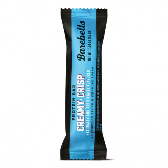 BAREBELLS - PROTEIN BARRES CREAMY CRISP 55G x12