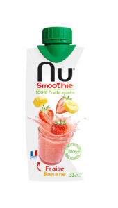 Nu smoothie saveur fraise banane