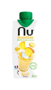 Nu smoothie saveur ananas banane coco