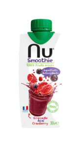 Nu smoothie saveur grande açai cramberry 